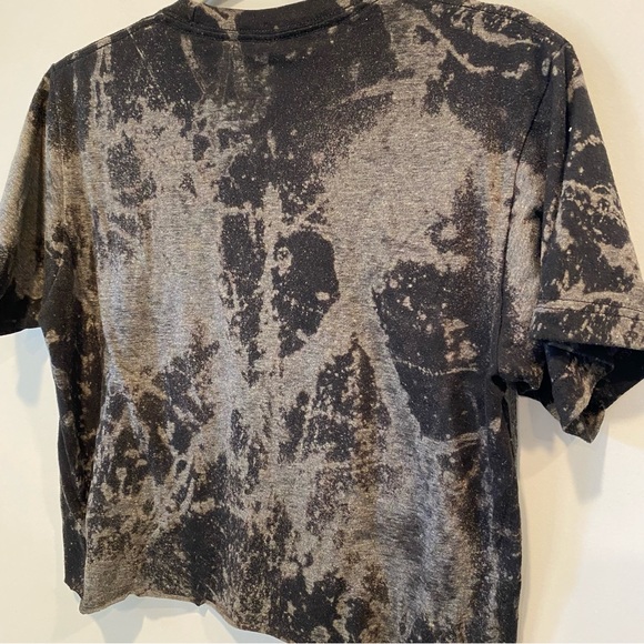 Gangster Marilyn Monroe Tattoos Guns Acid Wash Top - Size Medium - Picture 6 of 11